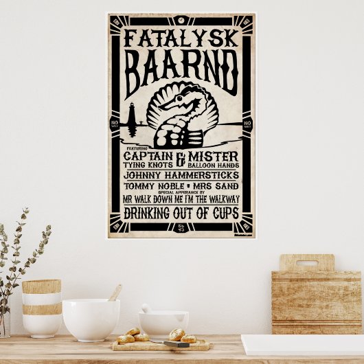 Drink uit het Poster van de Tribute van Cups (Keuken)