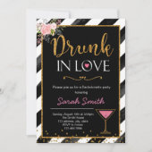 Drink uit liefde uitnodiging van bachelorette (Voorkant)