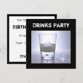 Drink Uitnodiging (Voorkant / Achterkant)