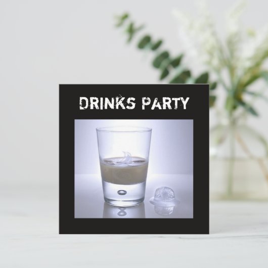 Drink Uitnodiging (Staand voorkant)