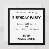 Drink Uitnodiging (Achterkant)