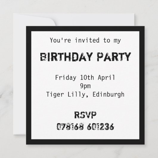 Drink Uitnodiging (Achterkant)