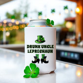 Drink Uncle Leprechaun Funny St. Patrick's Day Blikjeskoeler