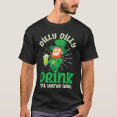 Drink Until Irish  St Patricks Day T-shirt (Voorkant)