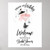 Drink up Heksen Bruiloft Uitnodigingsbord Poster (Voorkant)