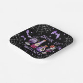 Drink up heksen cocktails en kostuum Halloween Papieren Bordje (Gebogen)