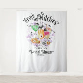 Drink up Heksen Halloween Bruiloft Feest Achtergro Wandkleed (Voorkant)