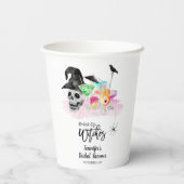 Drink Up Heksen Halloween Cocktail Bruiloftsfeest Papieren Bekers (Achterkant)