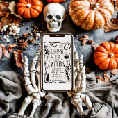 Drink Up, Heksen Halloween Feest Uitnodiging