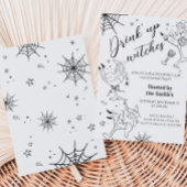 Drink up heksen Halloween feestuitnodiging Kaart