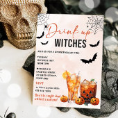 Drink up heksen Halloween feestuitnodiging Kaart
