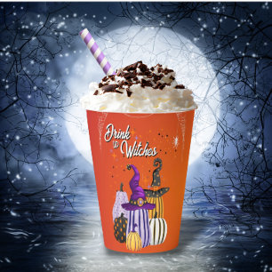 Drink Up Heksen Halloween Grote Papieren Beker