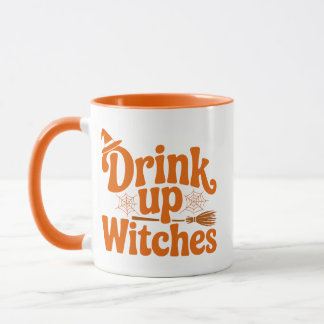 Drink Up Heksen Retro Halloween Mok