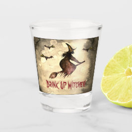 Drink up heksen spooky halloween shot glas
