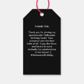 Drink up heksen volwassen Halloween verjaardagsfee Cadeaulabel (Achterkant)