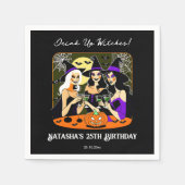 Drink up heksen volwassen Halloween verjaardagsfee Servet (Voorkant)