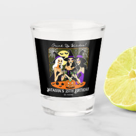 Drink up heksen volwassen Halloween verjaardagsfee Shot Glas