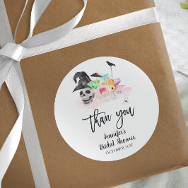 Drink Up Whitches Halloween Vrijgezellenfeest Ronde Sticker