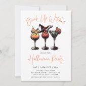 Drink Up Witches Cocktails Volwassen Halloween Par Kaart (Voorkant)