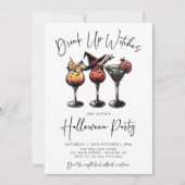 Drink Up Witches Cocktails Volwassen Halloween Par Kaart (Voorkant)