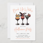 Drink Up Witches Cocktails Volwassen Halloween Par Kaart (Voorkant)