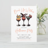 Drink Up Witches Cocktails Volwassen Halloween Par Kaart (Staand voorkant)