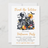 Drink Up Witches Cocktails Volwassen Halloween Par Kaart (Voorkant)