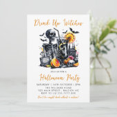 Drink Up Witches Cocktails Volwassen Halloween Par Kaart (Staand voorkant)