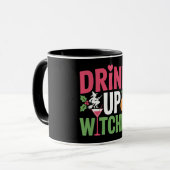 Drink Up Witches Colorful Halloween Mok (Voorkant links)