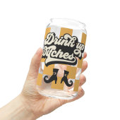 Drink Up Witches Halloween Glass, Herfst Seizoen G Blikvorm Glas