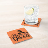 Drink Up Witches Simple Halloween  Kartonnen Onderzetters (Insitu)