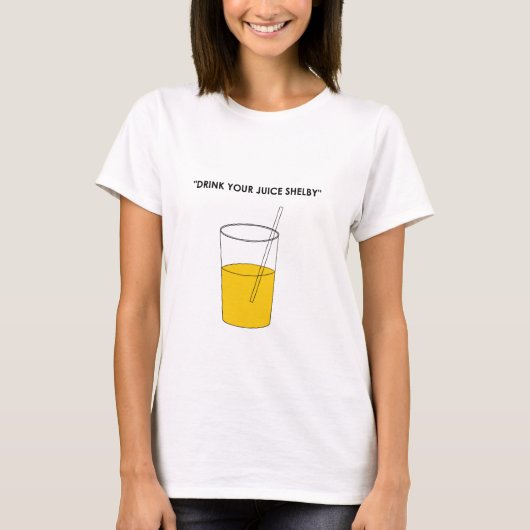 Drink Uw Juice Shelby T-shirt (Voorkant)