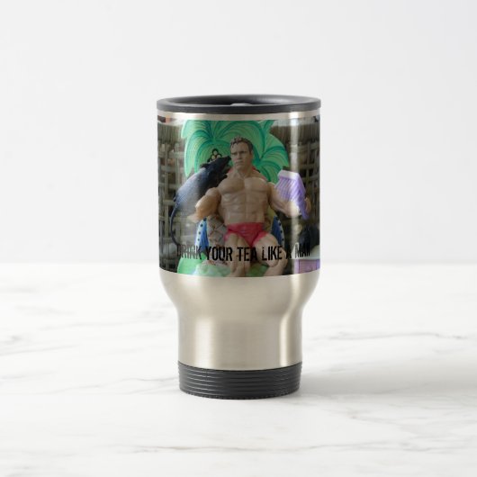 DRINK UW TEA ZOALS EEN MAN REISBEKER (Center)