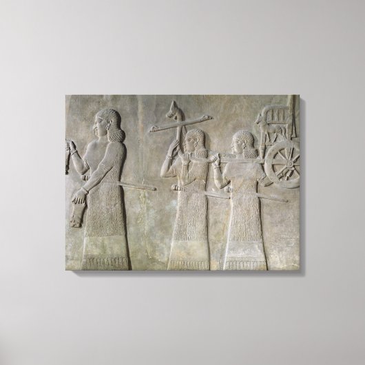 Drink vaartuigen & de koninklijke strijdwagen canvas afdruk (Voorkant)