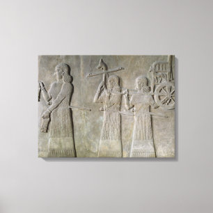 Drink vaartuigen en koninklijke chariot canvas afdruk