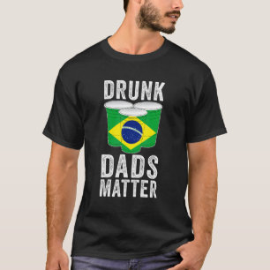 Drink vaders materie braziliaanse vlag vader Drink T-shirt