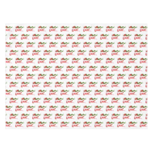 Drink van aardbeiensap - zomerpartij tafelkleed (Voorkant (Horizontaal))