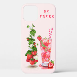 Drink van aardbeiensap - zomervruchten  Case-Mate iPhone case
