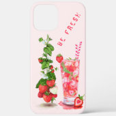 Drink van aardbeiensap - zomervruchten Case-Mate iPhone case (Achterkant)