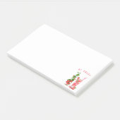 Drink van aardbeiensap - zomervruchten post-it® notes (Schuin)