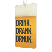 Drink van bier Drink dronkaard bier Luchtverfrisser (Links)