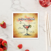 Drink van Cosmopolitan Bartender Servet (Insitu)