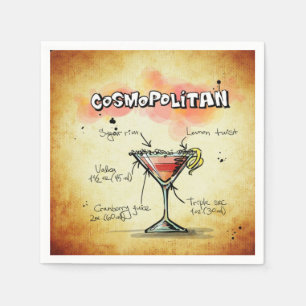Drink van Cosmopolitan Bartender Servet