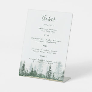 Drink van de Boodboog van de Bosbouw Reclamebord Met Voetstuk