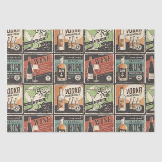  Drink van de controlebalk  Tissuepapier (Voorkant)