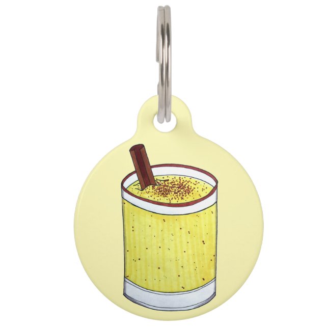 Drink van de Coquito Puerto Rican Eggnog Rum met k Huisdierpenning (Voorkant)