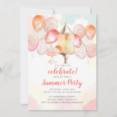 Drink van de zomerfeestdag kaart (Voorkant)