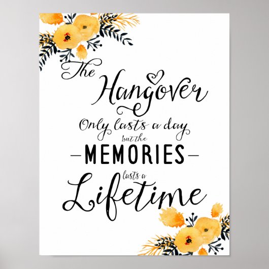 Drink van feestbord poster (Voorkant)