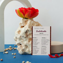 Drink van Flanel & frizz winter bachelorette spel Aankondiging