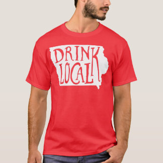 Drink van het schottenschip van de staat Iowa Beer T-shirt